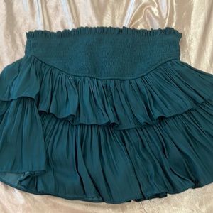green rock and rags type skirt